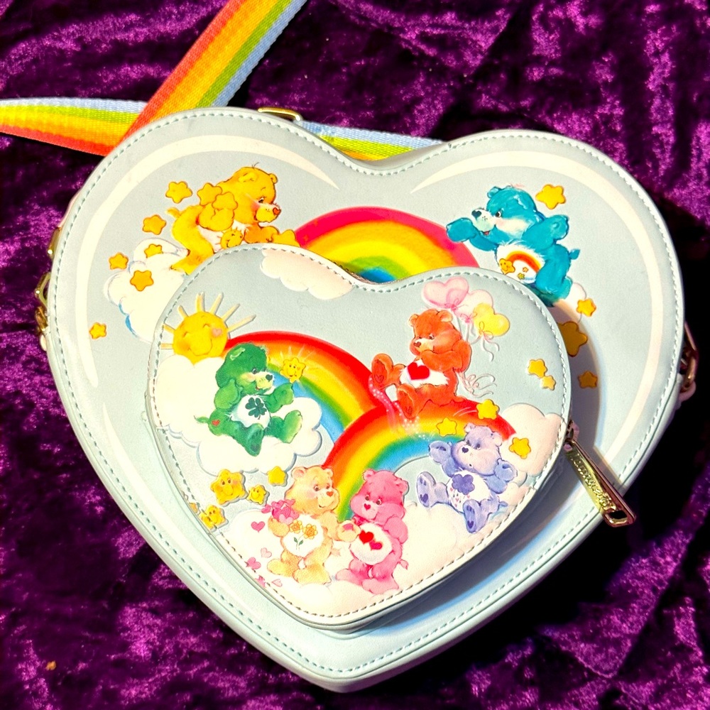 Care Bears Heart Cloud Crossbody Purse - Only used a couple of times.